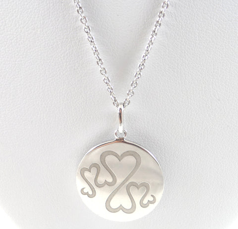 Jane Seymour Kay Jewelers Sterling Silver Open Hearts Family 18.25" Necklace