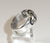 Alwaysbelisting: Vintage 925 Sterling Silver Chain Design Ring Size 8.35- 110158