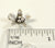 Vintage 925 Sterling Silver Floral Flower Design Charm Pendant (0.9G)