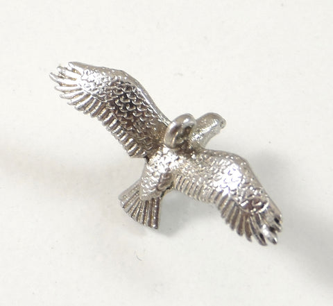 Vintage 925 Sterling Silver Small Eagle Design Charm Pendant (2.6G)