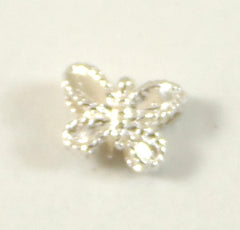 Vintage 925 Sterling Silver Tiny Butterfly Design Bead Pendant (0.3G)