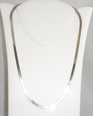 Alwaysbelisting: Vintage 925 Sterling Silver 24" Herringbone Necklace