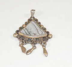 Alwaysbelisting: Vintage 925 Sterling Silver Abalone Chandelier Pendant