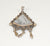 Alwaysbelisting: Vintage 925 Sterling Silver Abalone Chandelier Pendant