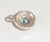 Alwaysbelisting: Vintage 925 Sterling Silver Round Blue Stone Pendant