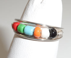 Alwaysbelisting: Vintage 925 Sterling Silver Beaded Toe Ring Size 2-6