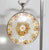 Alwaysbelisting: Vintage 925 Sterling Silver Flower Design Glass Pendant- 118103