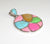 Alwaysbelisting: Vintage 925 Sterling Silver Multi-Colors/Stones Pendant- 112242