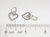 Alwaysbelisting: Vintage 925 Sterling Silver Dangle Heart Earrings