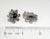 Alwaysbelisting: Vintage 925 Sterling Silver Black Onyx Floral Earrings