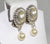 Alwaysbelisting: Vintage 925 Sterling Silver Freshwater Pearl Earrings