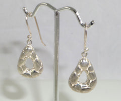 Alwaysbelisting: Vintage 925 Sterling Silver Dangle Drop Hoop Earrings