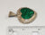 Alwaysbelisting: Mexico 925 Sterling Silver Malachite Heart Pendant