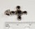 Alwaysbelisting: Vintage 925 Sterling Silver Onyx Cross Pendant