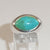 Alwaysbelisting: Vintage 925 Sterling Silver Aqua Turquoise Ring Size 8