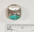 Alwaysbelisting: Vintage 925 Sterling Silver Aqua Turquoise Ring Size 8