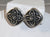 Alwaysbelisting: Vintage 925 Sterling Silver Ornate Push Back Earrings