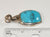 Alwaysbelisting: Vintage 925 Sterling Silver Blue Turquoise Pendant