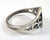 Vintage 925 Sterling Silver Flat Oval Face Filigree Ring Size 8 (1.9G)