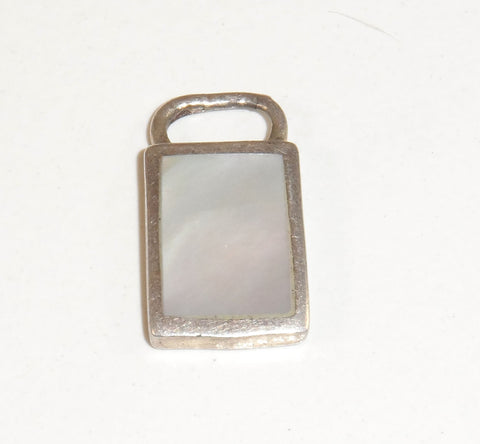 Alwaysbelisting: Vintage 925 Sterling Silver Mother Of Pearl Pendant