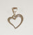 Alwaysbelisting: Vintage 925 Sterling Silver Dangle Heart Pendant