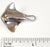 Vintage 925 Sterling Silver Manta Ray Pendant (4.3G) (4.3G)