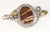 Vintage 925 Sterling Silver Pearl, Yellow & Brown Stones Pendant