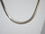 925 Sterling Silver 18" Flat Snake Link Necklace (28.5G) (28.5G)