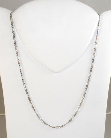 Alwaysbelisting: Vintage 925 Sterling Silver Figaro Chain Necklace