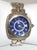 Vintage 925 Sterling Silver Ecclissi Blue Faced Watch (78.3G) (78.3G)