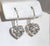 Alwaysbelisting: Vintage 925 Sterling Silver Filigree Heart Earrings