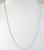 Vintage Jewelry 925 Sterling Silver Bright Italy Rope Chain Necklace