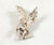 Vintage Jewelry 925 Sterling Silver Faceted Eagle Design Pendant