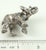 Vintage 925 Sterling Silver Large Elephant Animal Pendant (21.2G)